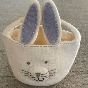 Pottery Barn Kids Wool Bunny Basket